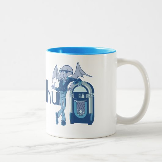Coolthulhu (クールなCthulhu) ツートーンマグカップ (右)