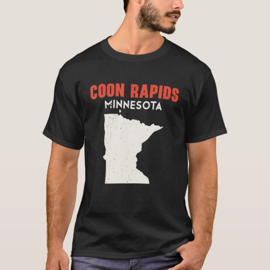 Coon Rapids Minnesota USA州アメリカトラベルミン Tシャツ (正面)