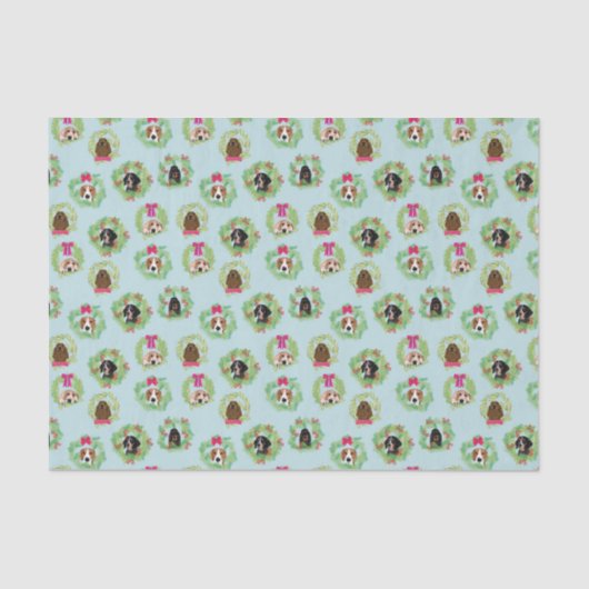 Coonhoundのリース 薄葉紙 (正面)