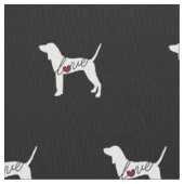 Coonhound愛 ファブリック (クローズアップ)