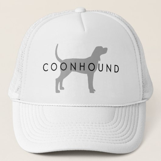 Coonhound (文字との銀製灰色) キャップ (正面)