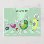 Coopの動く発表テンプレートを飛んだ 案内ポストカード (正面)