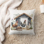 Coopの水色チキン クッション (ブランケット)