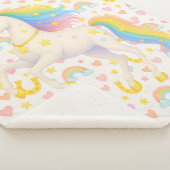 Cooper & Cody Best-Friend Horses Fleece Throw  シェルパブランケット (3/4)