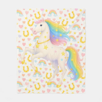 Cooper & Cody Best-Friend Horses Fleece Throw  フリースブランケット