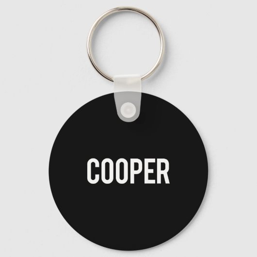Cooper - Cool New Funny Name Fan Gift Tee キーホルダー (正面)