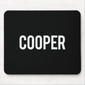 Cooper - Cool New Funny Name Fan Gift Tee  マウスパッド (正面)