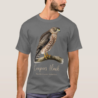 Coopers Hawk鳥の恋人コレクションTシャツ1 Tシャツ