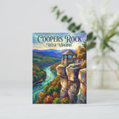 Coopers Rock State Forest West Virginia ポストカード (スタンド正面)