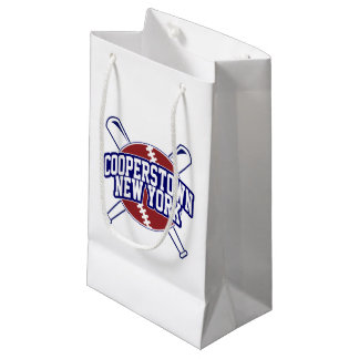 Cooperstownニューヨークの野球 スモールペーパーバッグ