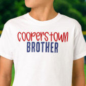 Cooperstown Brother Bro Baseball Tournament  Tシャツ