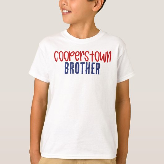 Cooperstown Brother Bro Baseball Tournament  Tシャツ (正面)