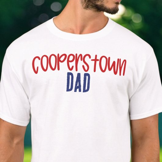 Cooperstown Dad Daddy Baseball Tournament T-Shirt Tシャツ