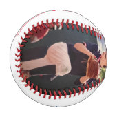 Cooperstown NY写真パーソナライズされたチーム名簿 野球ボール (正面左)