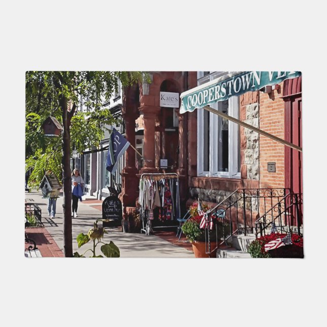 Cooperstown NY – ホフマンレーン付近のメイン通り ドアマット (正面)