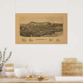 Cooperstown NY 1890 ポスター (キッチン)