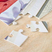 Cooperstown NY - Bakery Window With American Flags ジグソーパズル (側面)