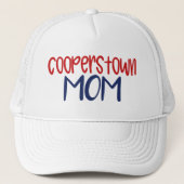 Cooperstown NY Baseball Mom  キャップ (正面)