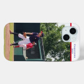 Cooperstown NY Baseball Player Photo Year Custom Case-Mate iPhoneケース (裏面 (横))