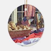 Cooperstown NY - First National Bank Building セラミックオーナメント (左)