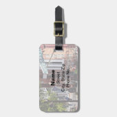 Cooperstown NY - Main Street Near Hoffman Lane ラゲッジタグ (正面縦)