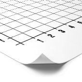 Coordinate 67 Meme Six Seven 6-7 Funny Internet Jo ポスター (角)