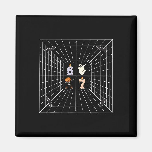 Coordinate 6 7 Funny Math Teacher Meme Science Hal マグネット (正面)