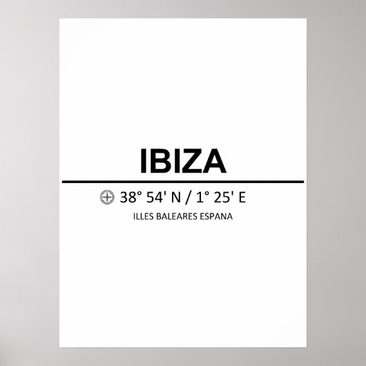 Coordinates Ibiza ポスター (正面)