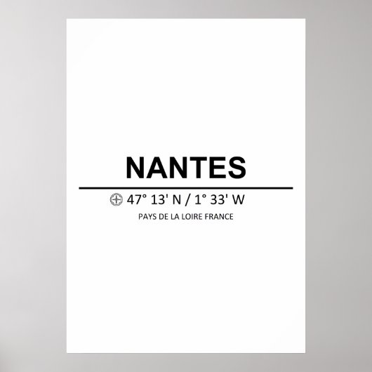 Coordinates Nantes ポスター (正面)