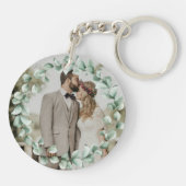 Coordinates of Love Botanical Wedding Favor キーホルダー (裏面)