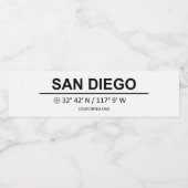 Coordinates San Diego ペットボトルラベル (シングルラベル)