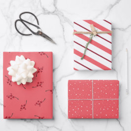 Coordinating Variety Set Christmas Wrapping Paper  ラッピングペーパーシート