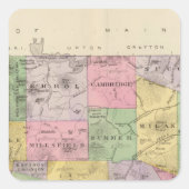 Coos郡、NH スクエアシール (正面)