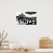 Coos Bay Bridge Photograph北ベンド、または ポスター (キッチン)