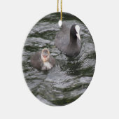 Cootおよびひよこのオーナメント セラミックオーナメント (右)