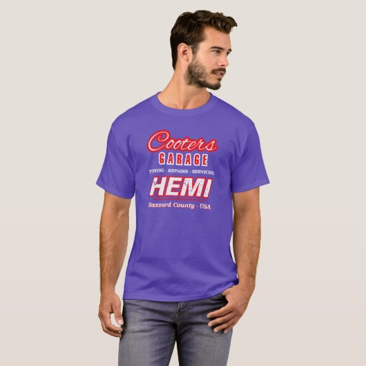 Cooters Garage Hemi Muscle vintage Tシャツ (正面フル)