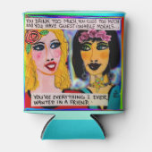 coozie-you飲み過ぎるあなたは多くを食べ過ぎ 缶クーラー (正面)