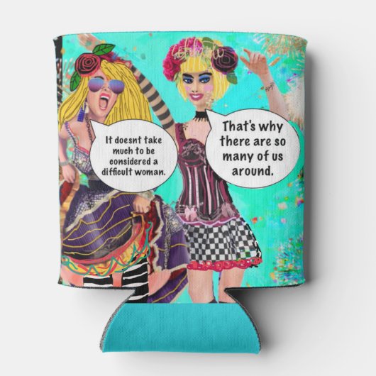 coozie-you飲み過ぎるあなたは多くを食べ過ぎ 缶クーラー (裏面)