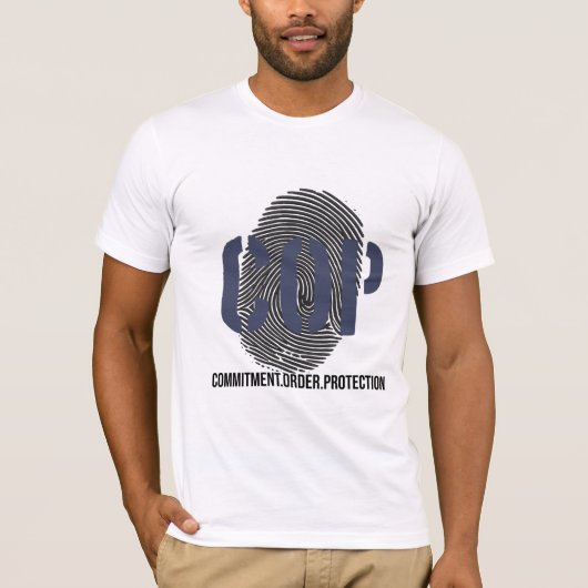 COPトリビュートTシャツ – 奉仕・秩序・保護 Tシャツ (正面)