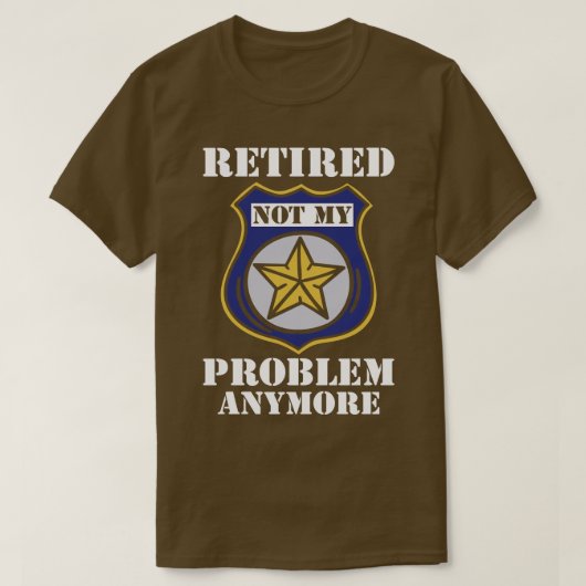 Cop おもしろいPension Retirement Plan Police O Tシャツ (デザイン正面)