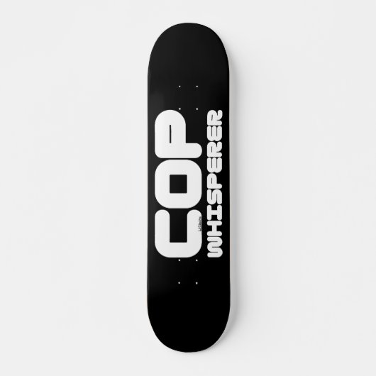 COP HISPERERコッパー監査おもしろいギフトアイディア スケートボード (正面)
