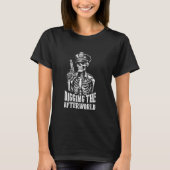 Cop Skeleton Law Enforcement - Thin Blue Line Poli Tシャツ (正面)