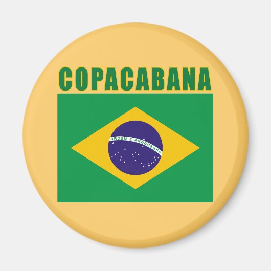 COPACABANAビーチTシャツ、ギフト マグネット (正面)