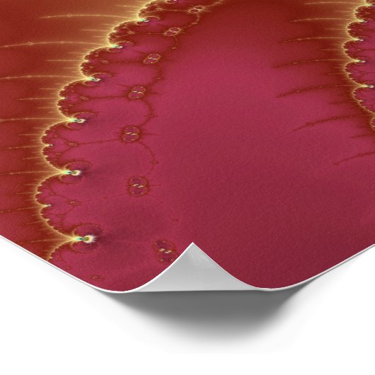 Copacabanaフラクタル ポスター (角)