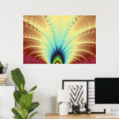 Copacabanaフラクタル ポスター (ホームオフィス)