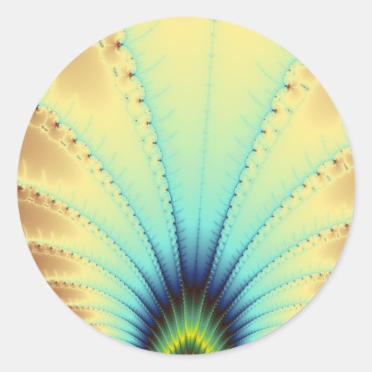 Copacabanaフラクタル ラウンドシール (正面)