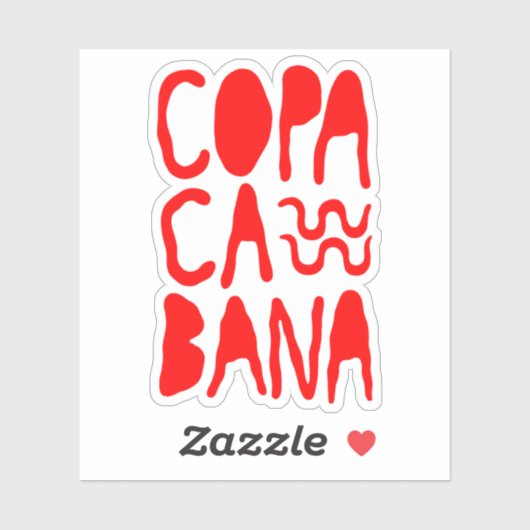 Copacabana Beach シール (シート)
