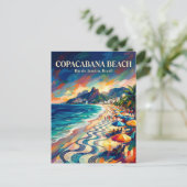 Copacabana Beach Brazil ポストカード (スタンド正面)