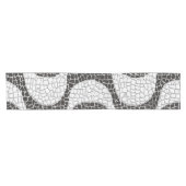 Copacabana Sidewalk Brazilian pattern ショートテーブルランナー (横)