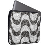 Copacabana Sidewalk Brazilian pattern ラップトップスリーブ (正面右)